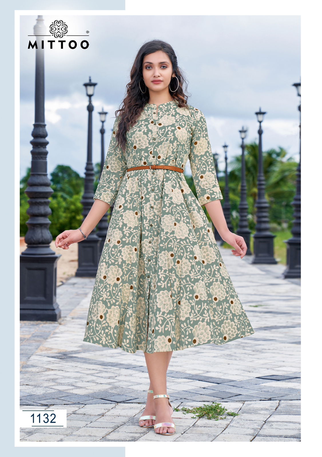 Mittoo Belt Vol 12 Wholesale Party Wear Printed Kurtis Catalog